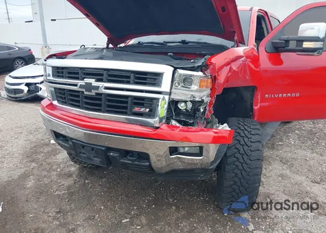 2014 Chevrolet Silverado 1500 2Lt из США, поврежденный, VIN 3GCUKREC1EG280677